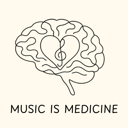 Music is Medicine illustration exploring music and the brain